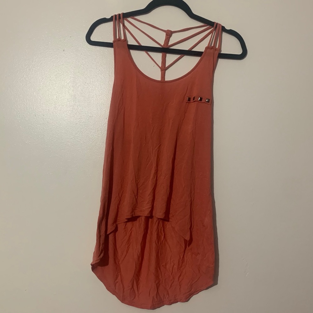 Flowy Orange Tank